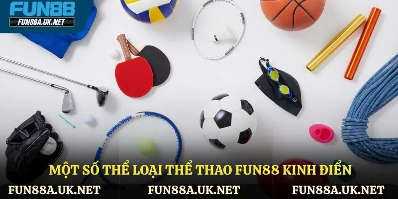 Một số thể loại thể thao FUN88 kinh điển